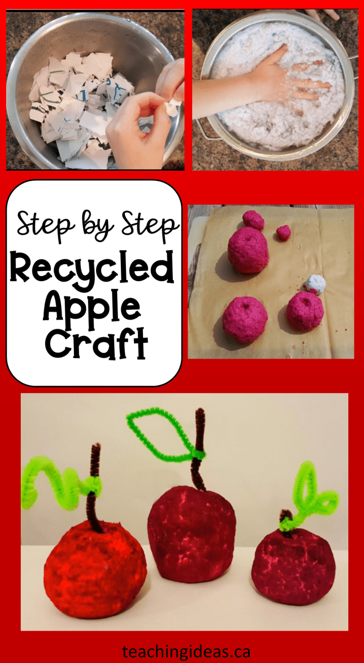 craft ideas for kids shows a pinterest pin.