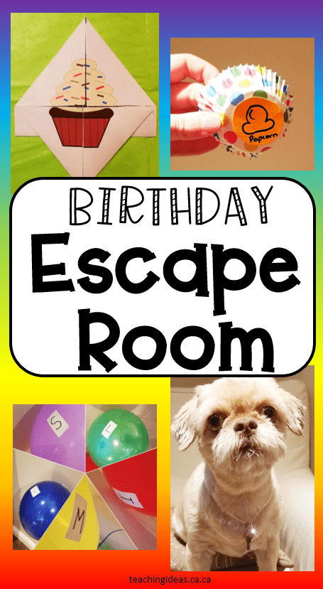 birthday party escape room