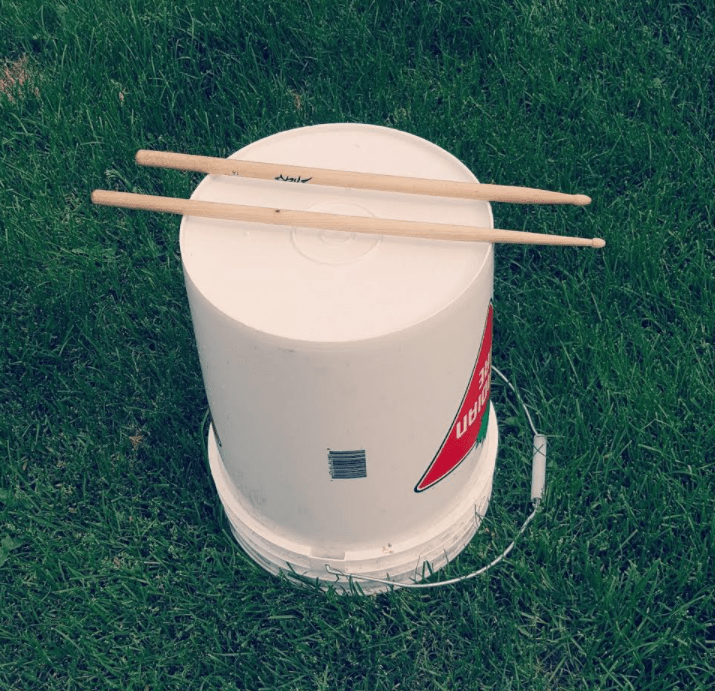 bucket drumming