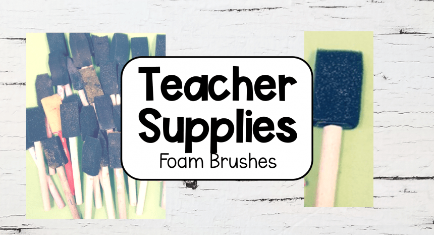 School Supplies – Foam Brushes