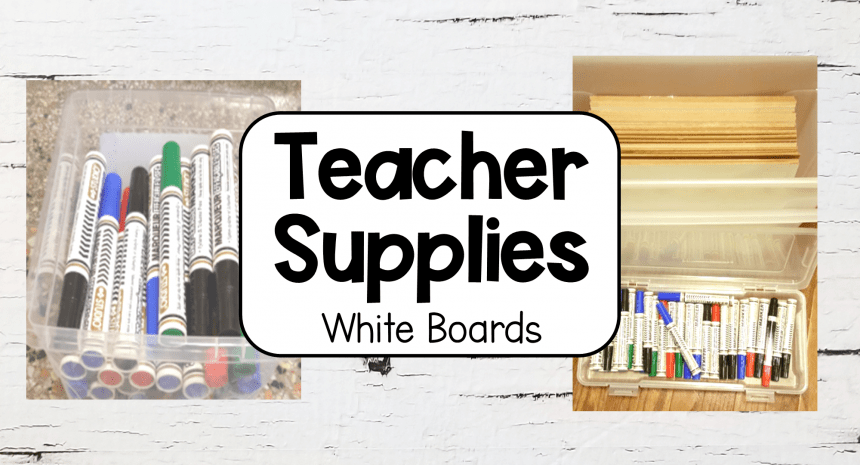 School Supplies – Dry Erase Boards
