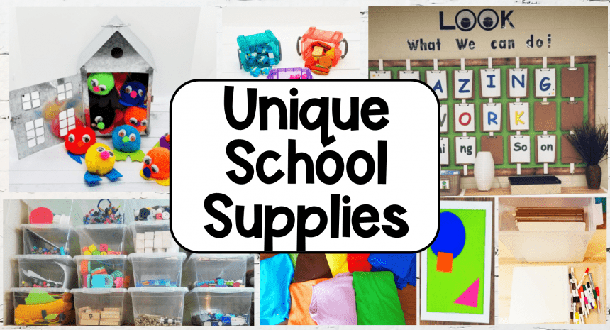 Unique Teacher and School Supplies