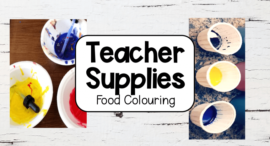 School Supplies – Food Colouring