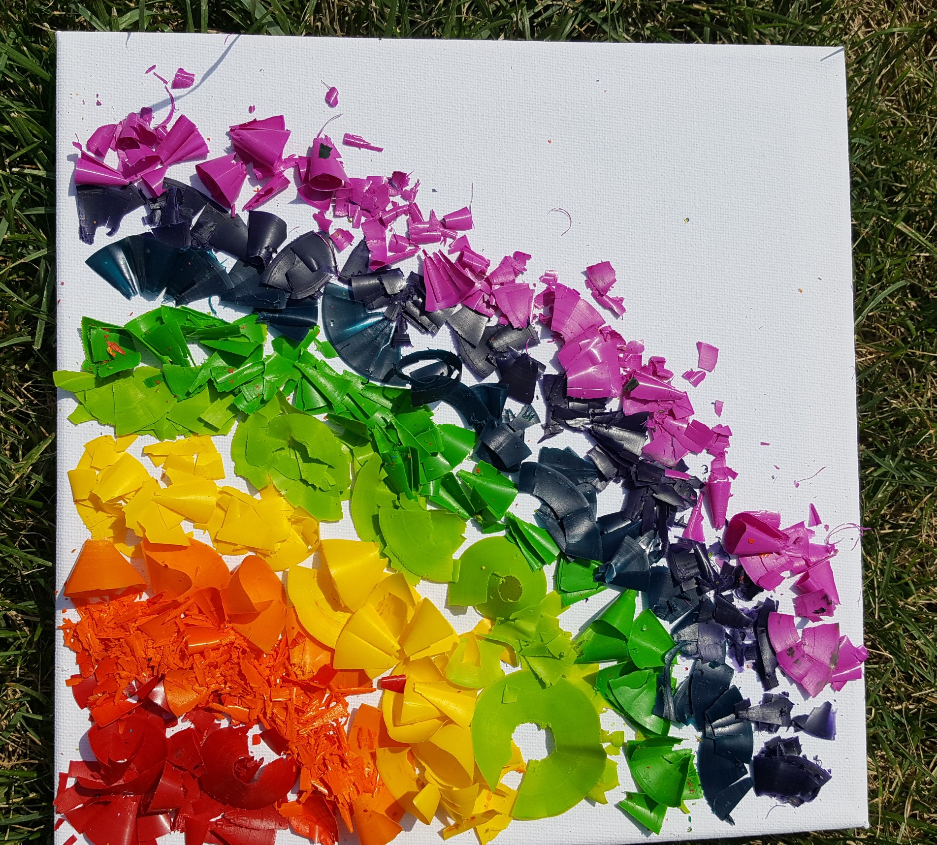 Melted Crayon Art - Hands-On Teaching Ideas