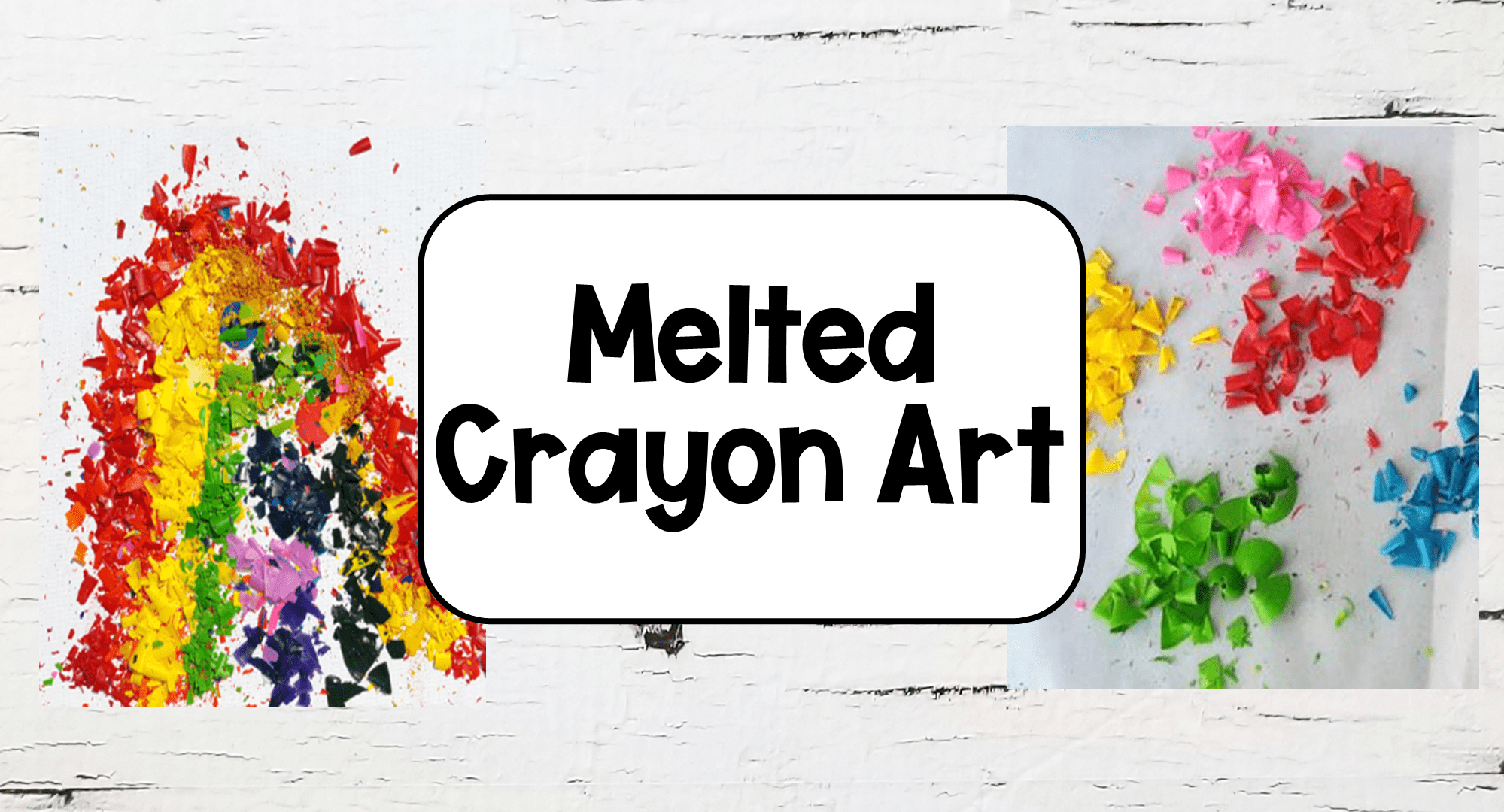melted crayon art