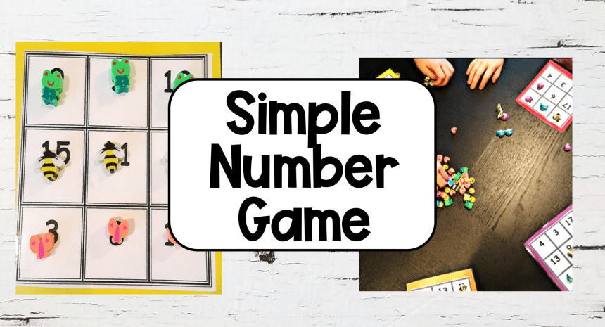 Fun Math Games for Kids Junior Number BINGO