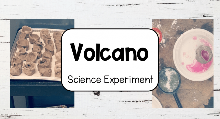 Clay Volcano Experiment for Kids