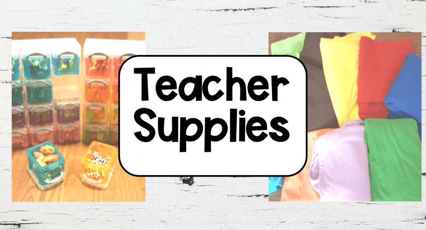 Teacher Supplies for Teaching 3-6 year Olds