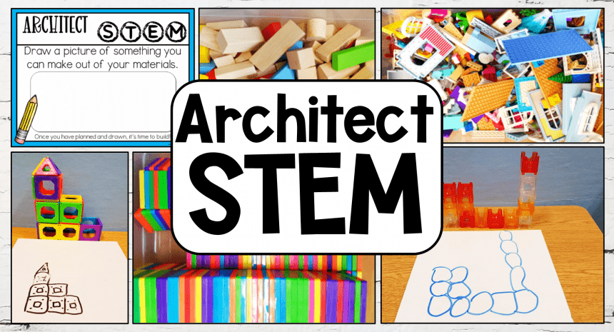 STEM Preschool Activity and Building Challenge