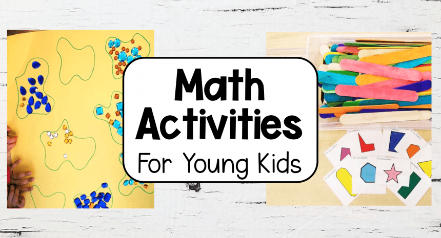5 Math Activities for Preschool and Kindergarten