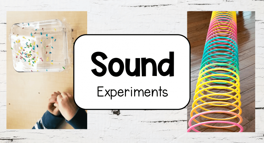 Sound Experiment for Kids to See Sound