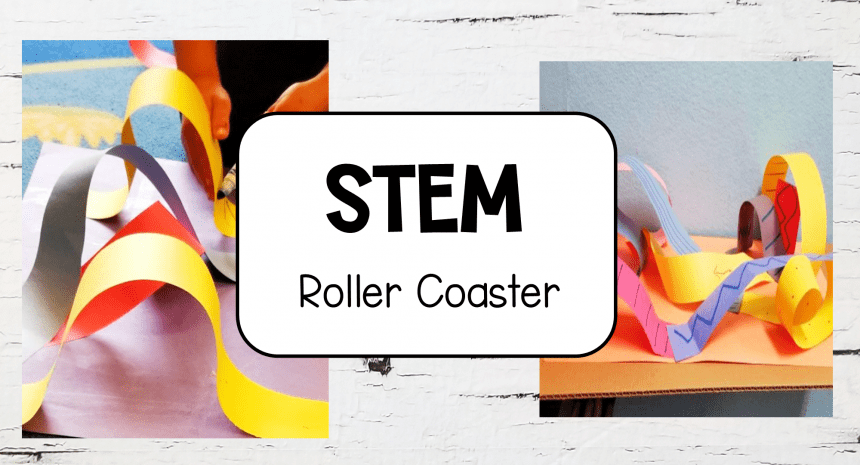 STEM Activity Make Your Own Paper Roller Coaster