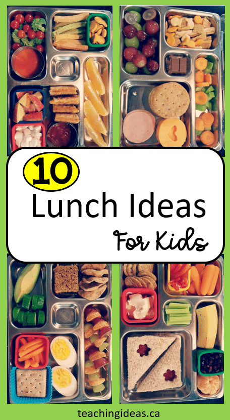 10 School Friendly Lunch Ideas - Hands-On Teaching Ideas