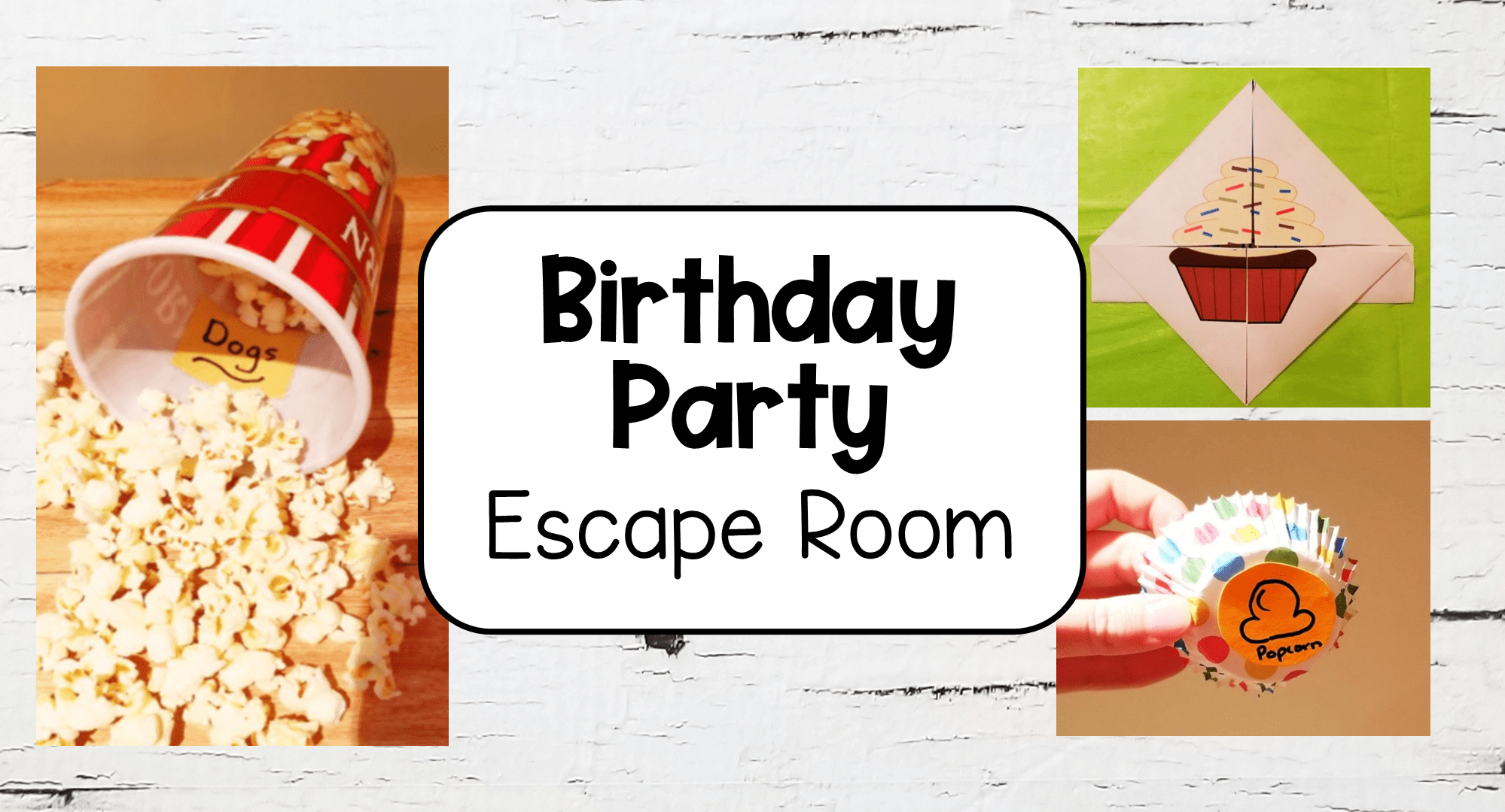 Birthday Party Escape Room for Kids at Home - Hands-On Teaching Ideas