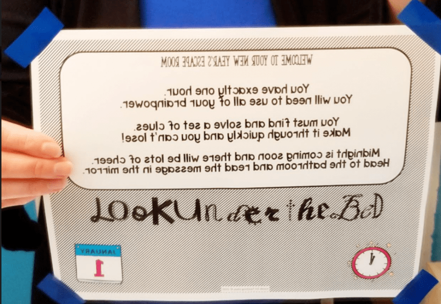 Escape Room Puzzles for New Year's Eve HandsOn Teaching Ideas