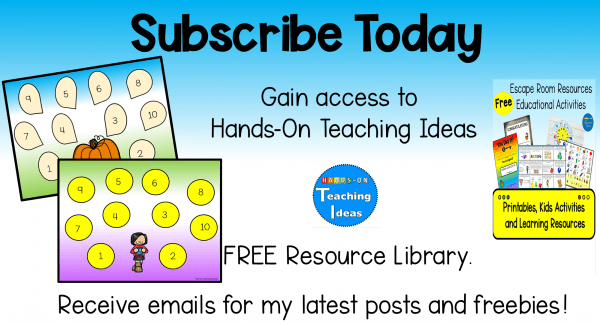 FREE Kindergarten Worksheets and Activity - Hands-On Teaching Ideas