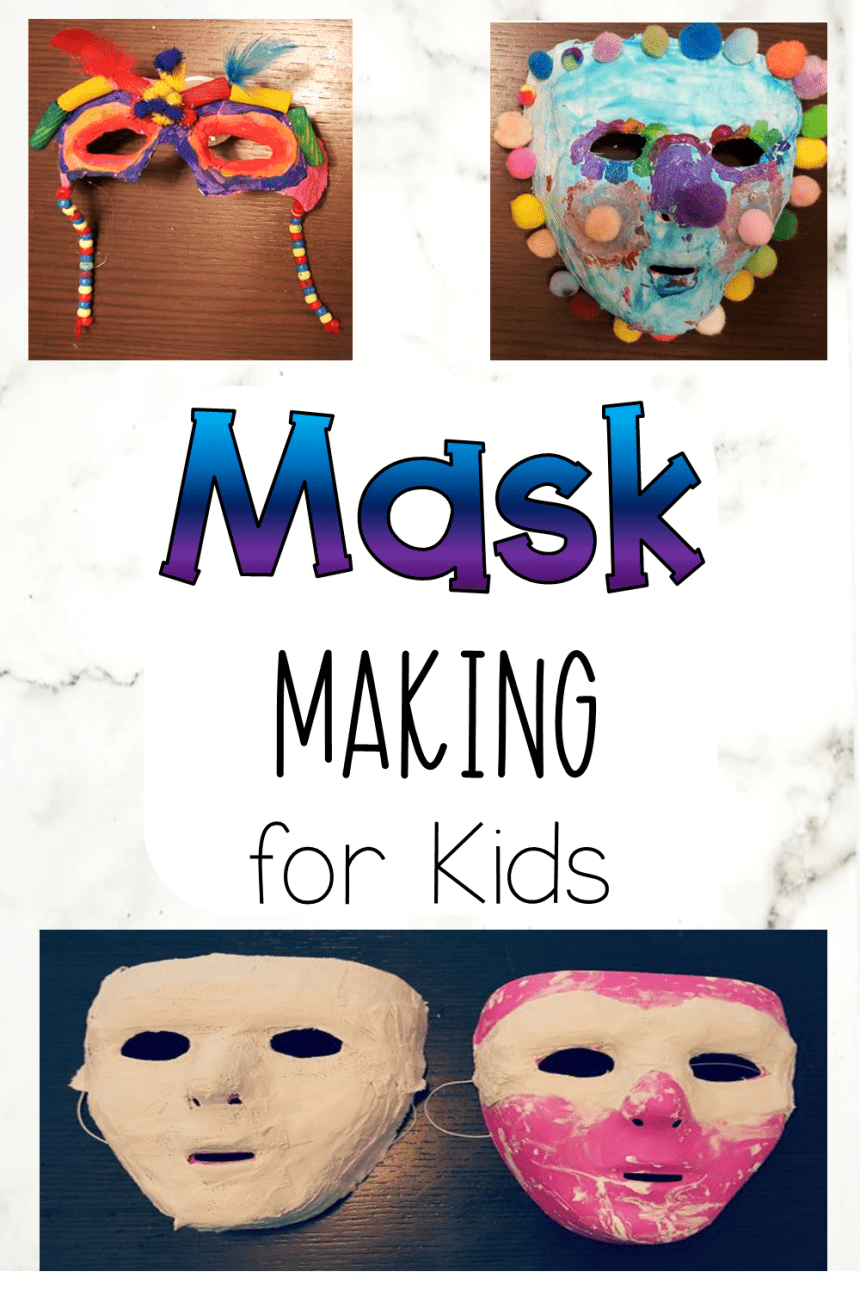 Creative Mask Making for kids - Hands-On Teaching Ideas - Hands-On Fun