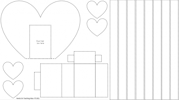 Valentine's Day Craft for Kids with Template - Hands-On Teaching Ideas