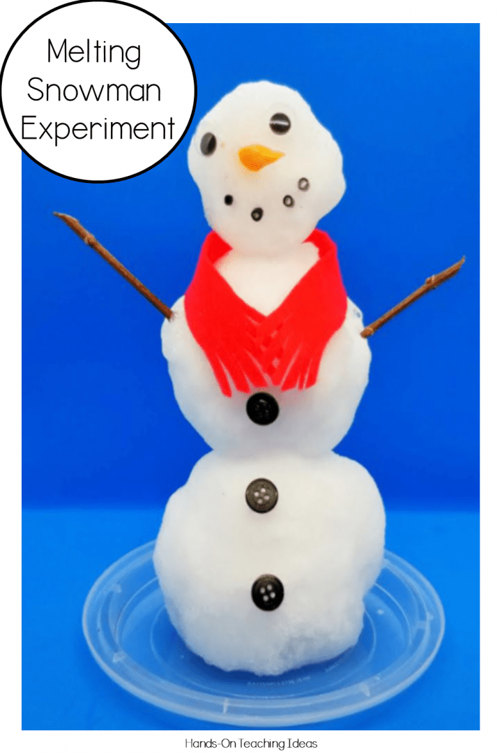 Melting Snowman Easy Science Experiments - Hands-On Activity