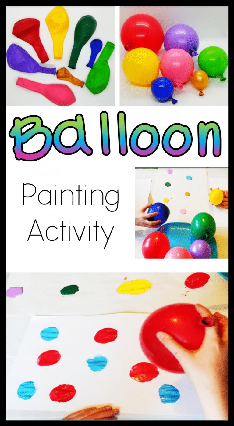 Easy Balloon Painting Ideas for Kids HandsOn Teaching Ideas