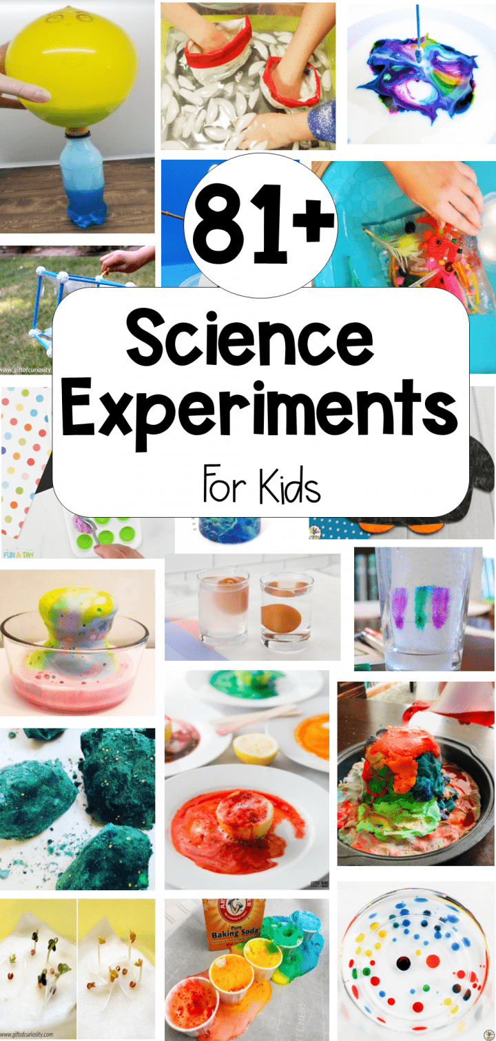 science experiments shows a pinterest pin.