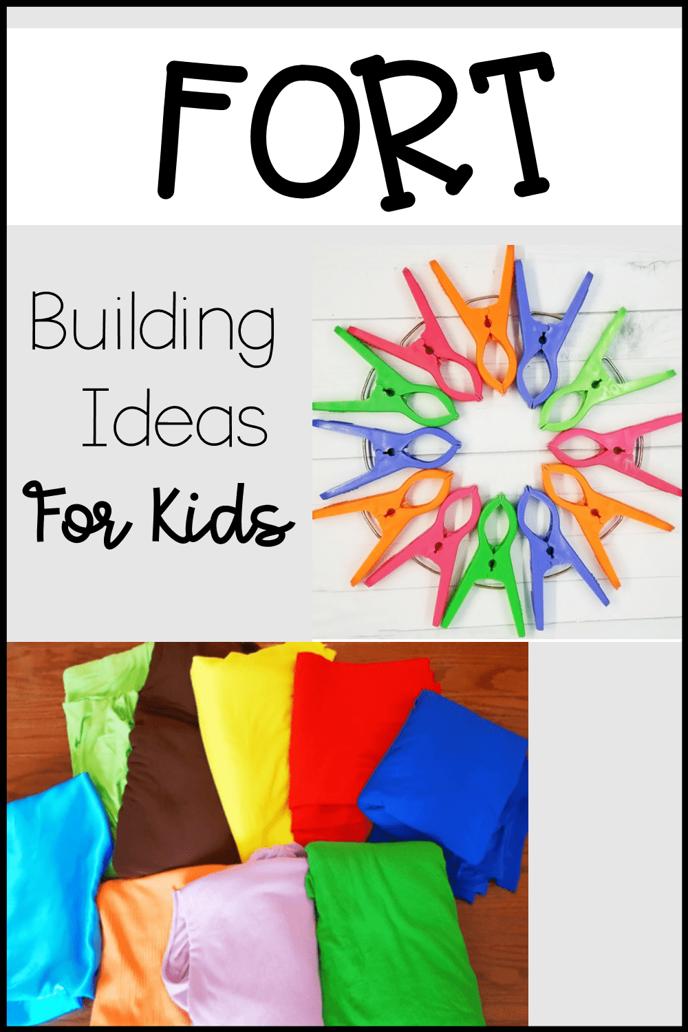 Fort Building Ideas for Kids at Home - Hands-On Teaching Ideas