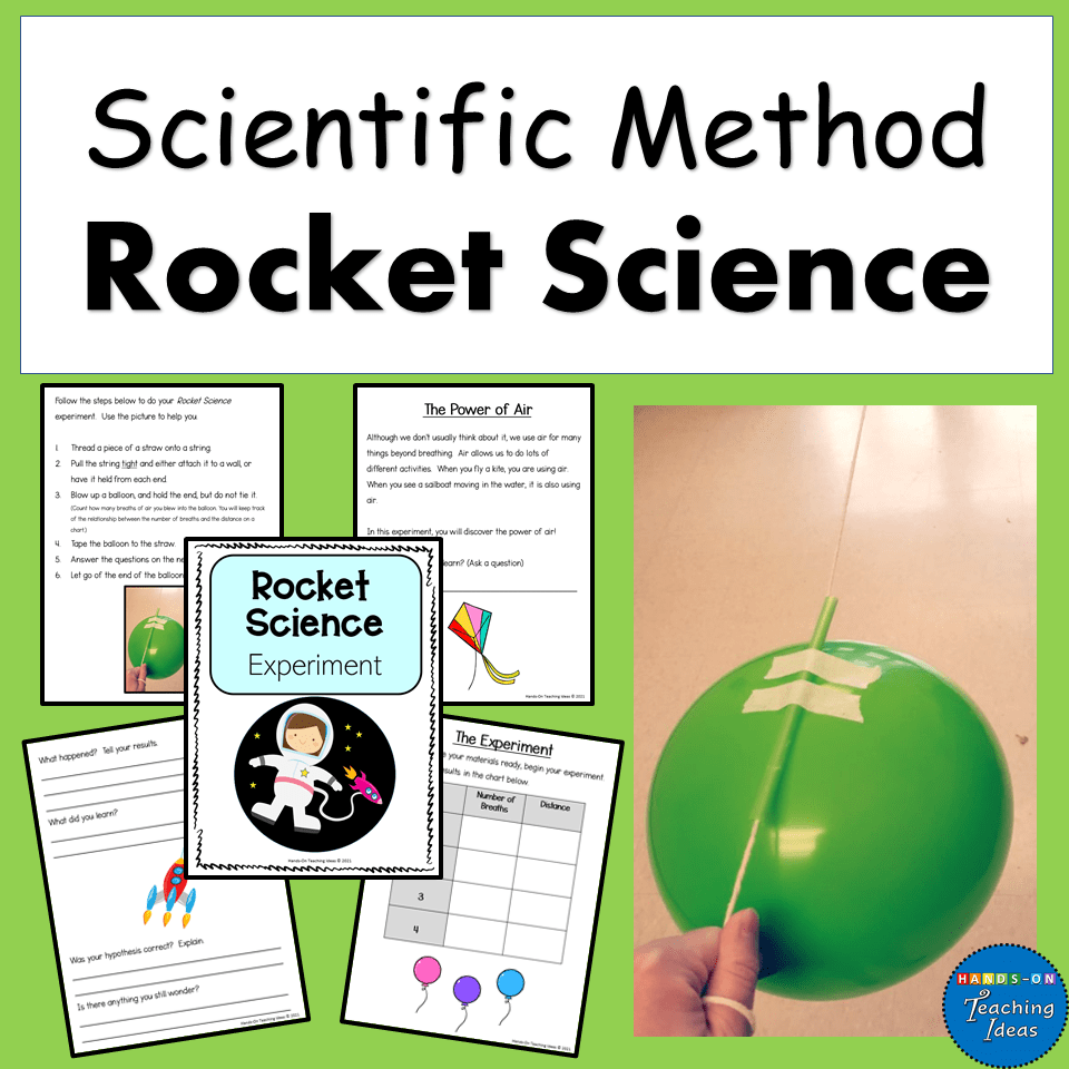rocket balloon science experiment