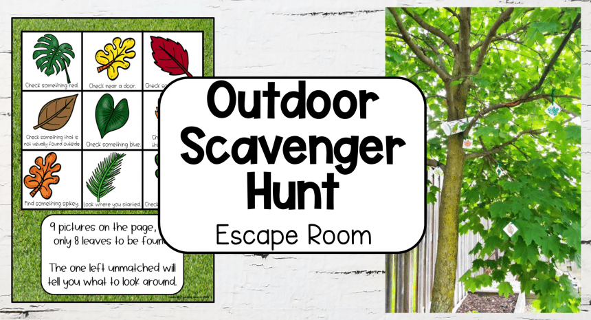 Outdoor Scavenger Hunt Escape Room