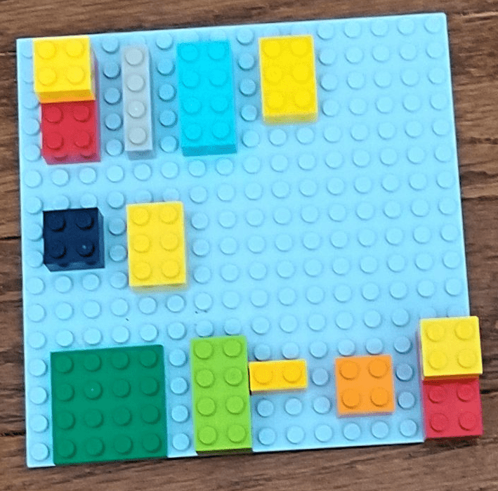 puzzles for kids shows a lego puzzle.