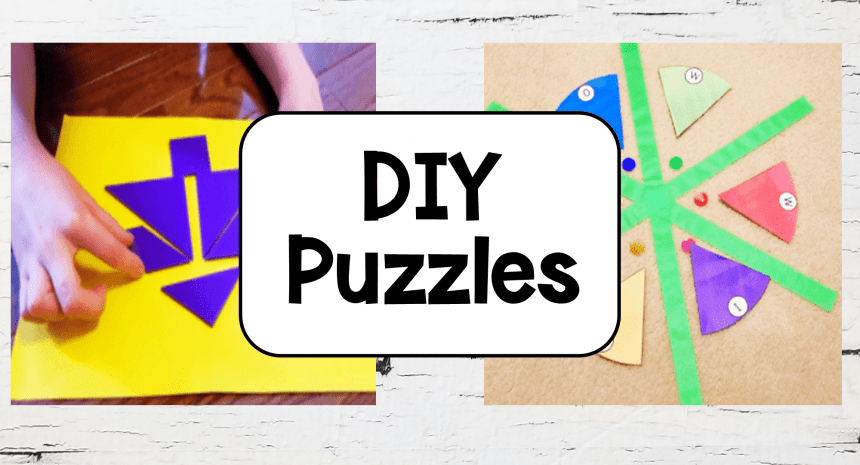 27 DIY Puzzles for Kids