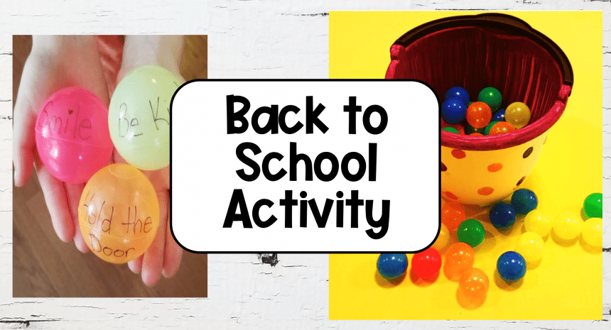 Best Back to School Kindness Activity for Kids
