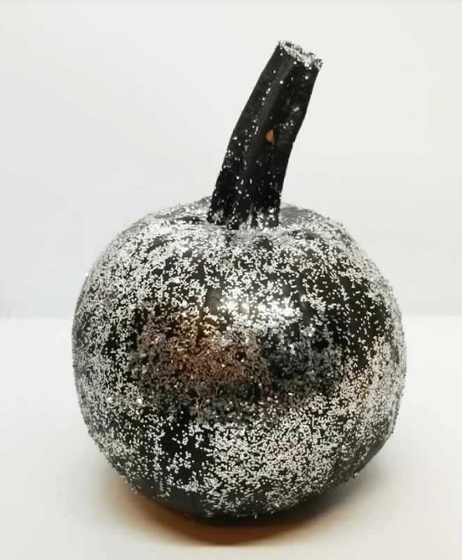 fall activity shows a sparkly grey pumpkin.
