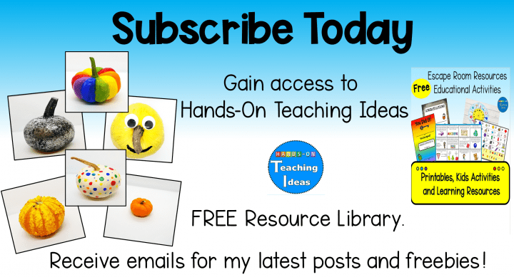 hands on teaching ideas subscriber button image.