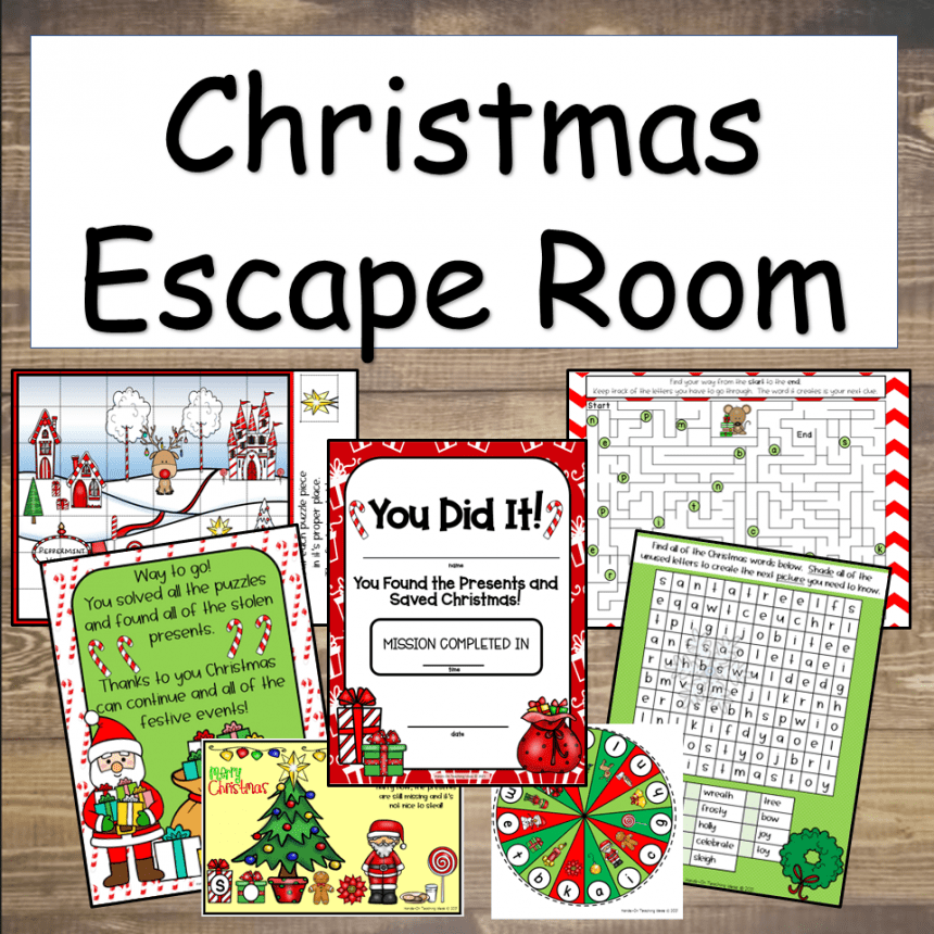 Christmas Escape Room - Hands-On Teaching Ideas