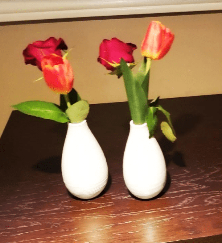 diy escape room for kids shows four roses in white vases