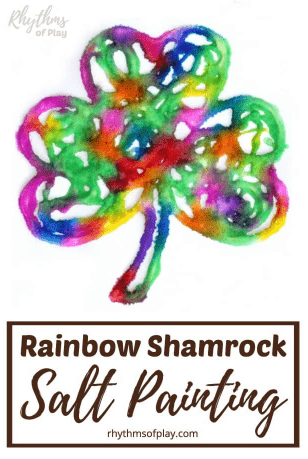 STEM activities for kids shows a colorful raised shamrock