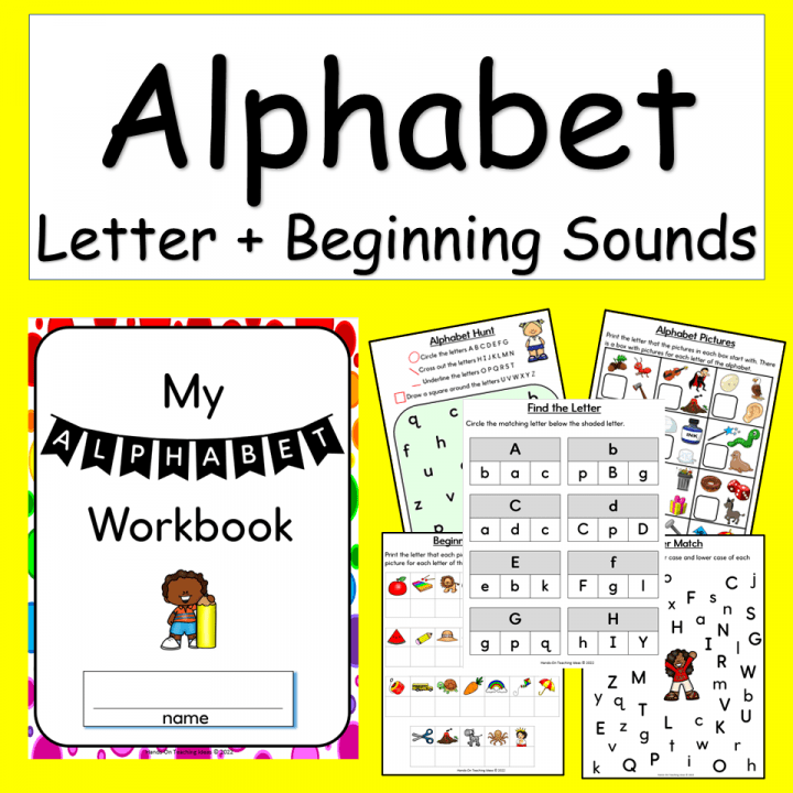 alphabet workbook product.