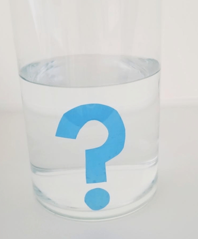 escape room ideas shows a jar with a blue question mark