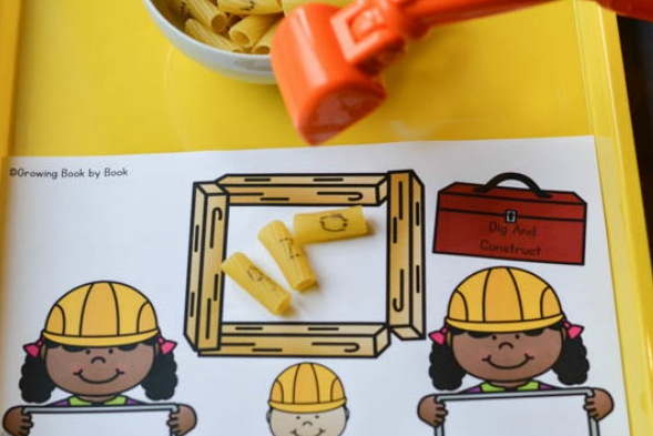 alphabet activities for kids shows construction printable and truck