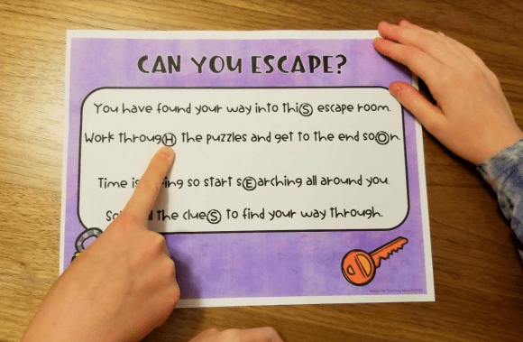Free Printable Escape Room For Kids