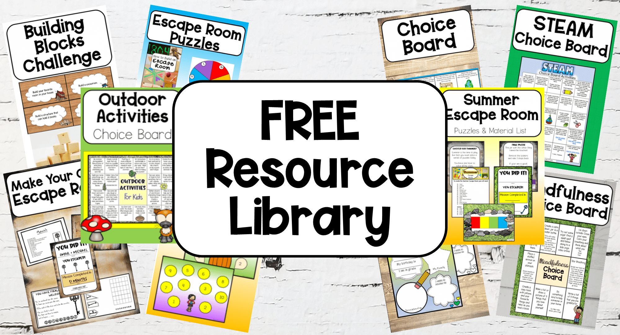 Welcome To The Free Resource Library Hands On Teaching Ideas