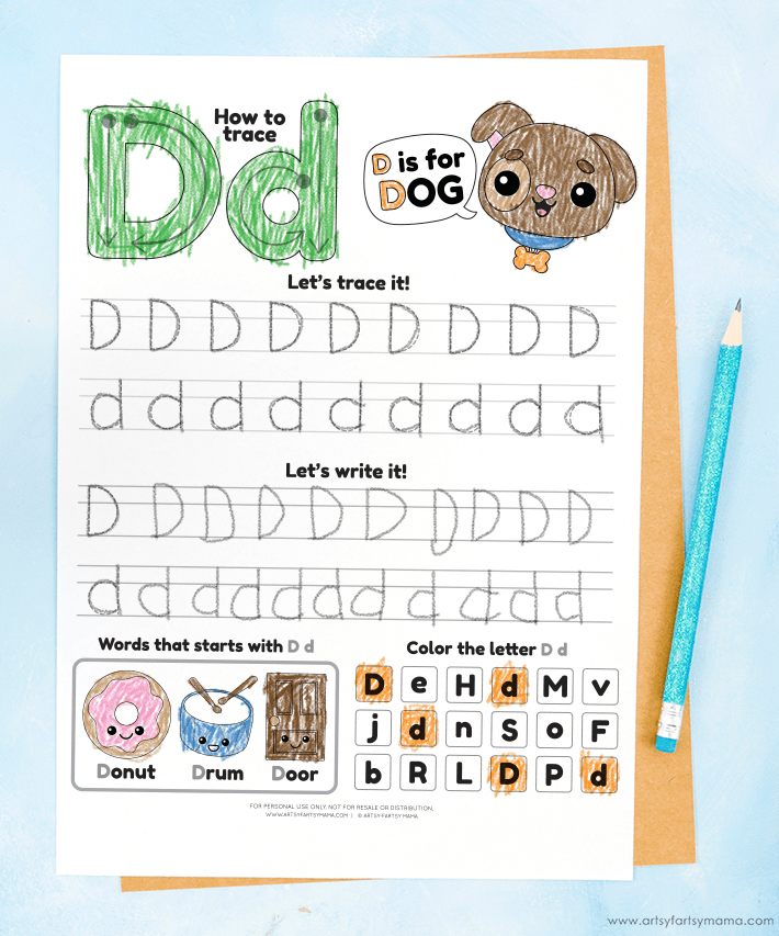 alphabet tracing pages