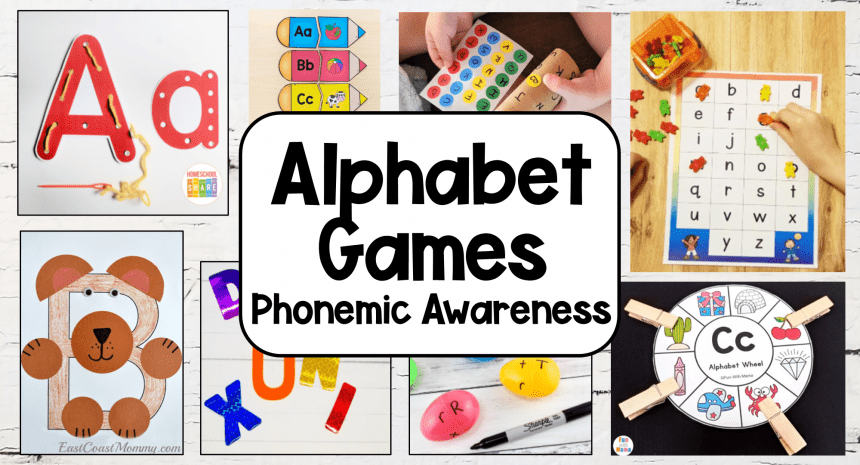 55 Fun Phonemic Awareness and Alphabet Games for Kids