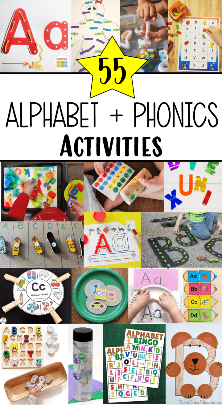 phonemic awareness shows a collage pin for pinterest