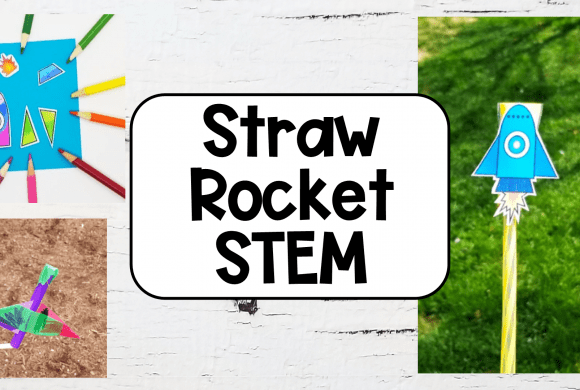 Straw Rocket STEM Challenge for Kids
