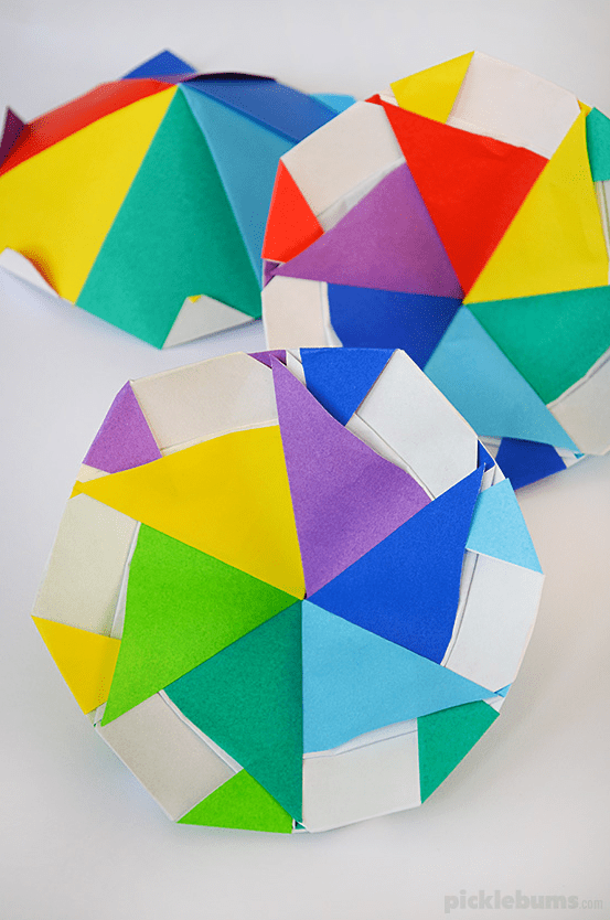 paper crafts and activities shows a colorful puzzle.