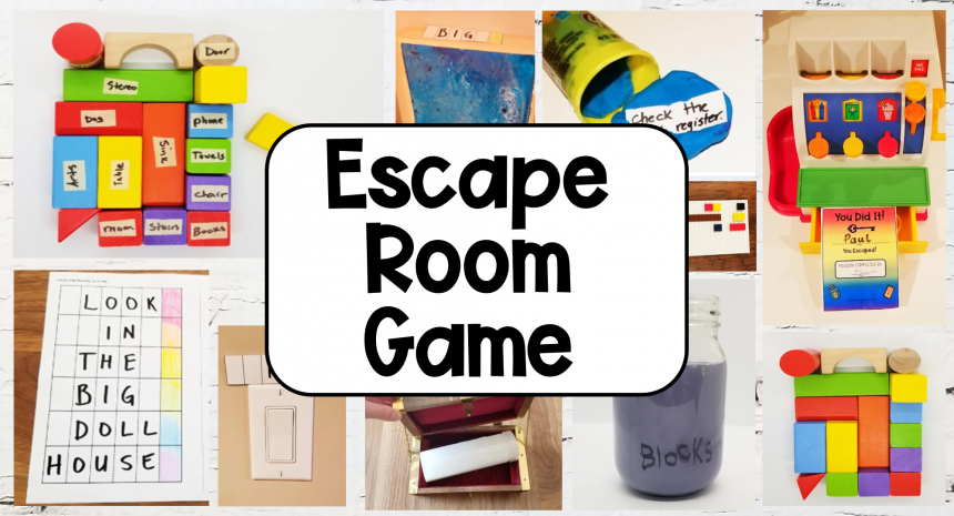 Easy DIY Escape Room Game for Kids