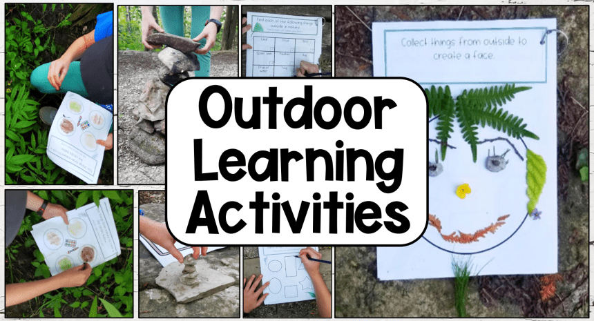 Outdoor Learning Activities Booklet for Kids