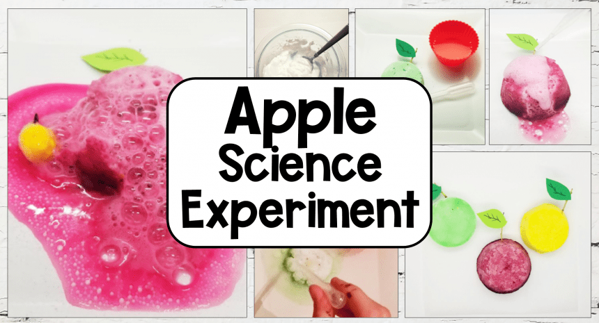 Simple Fizzing Apple Science Experiment