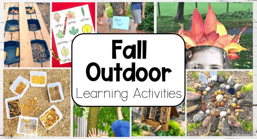 23 Fun Fall Outdoor Learning Activities for Kids